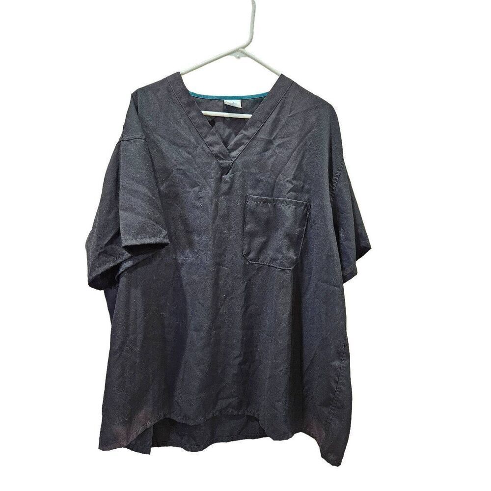 Medline XXL Scrub Top black Item #4